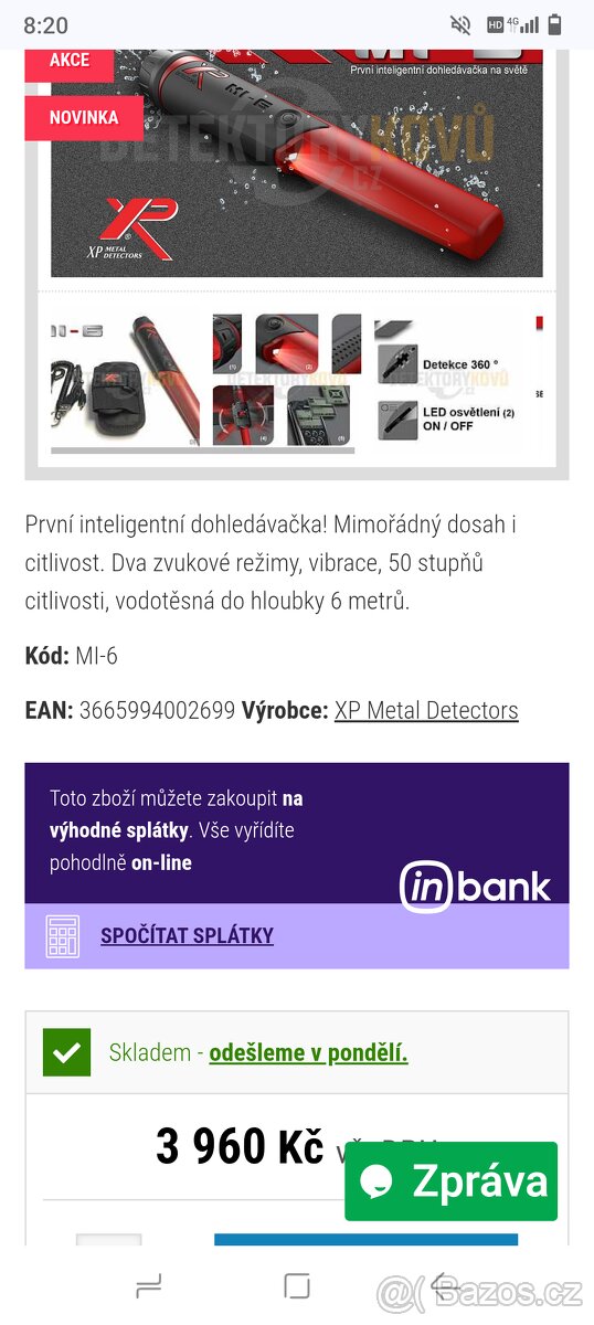 Detektor kovů xp-deus - 4