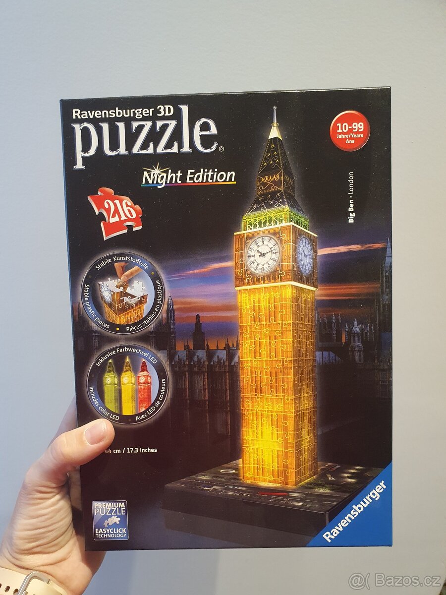 Puzzle 1000ks a 3D svítící puzzle - 4