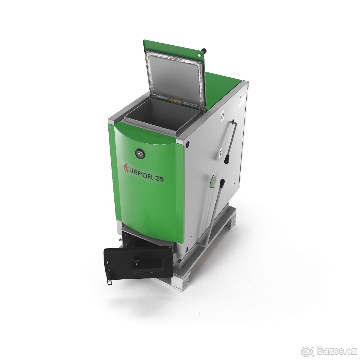 Kotel ÚSPOR V 20-90 kW – levné topení na dřevo, štěpku,apod - 4