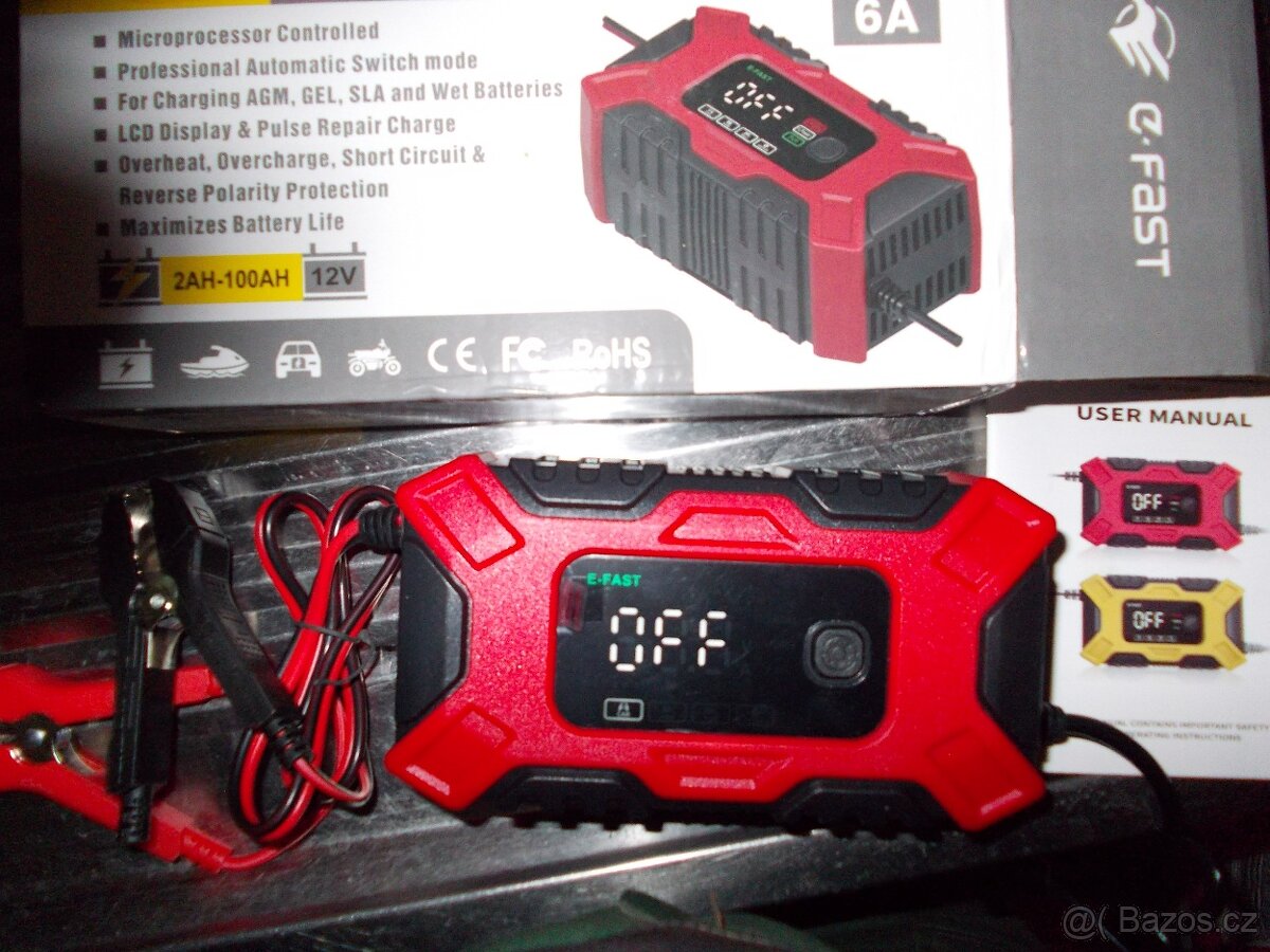 Prodám inteligentní nabíječku 12V 6A. - 4