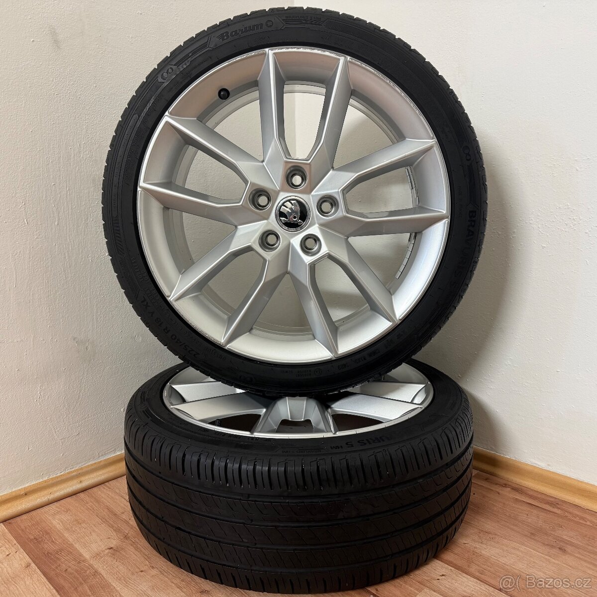 ŠKODA GEMINI OCTAVIA III 5x112 R18 ET51+LETNÍ 225/40R18 7mm - 4