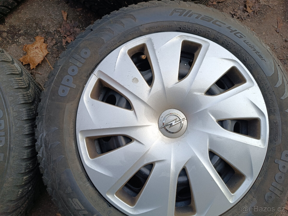 Corsa F (Peugeot 208) - disky 6x15 et32 + zimní 185/65/15 - 4