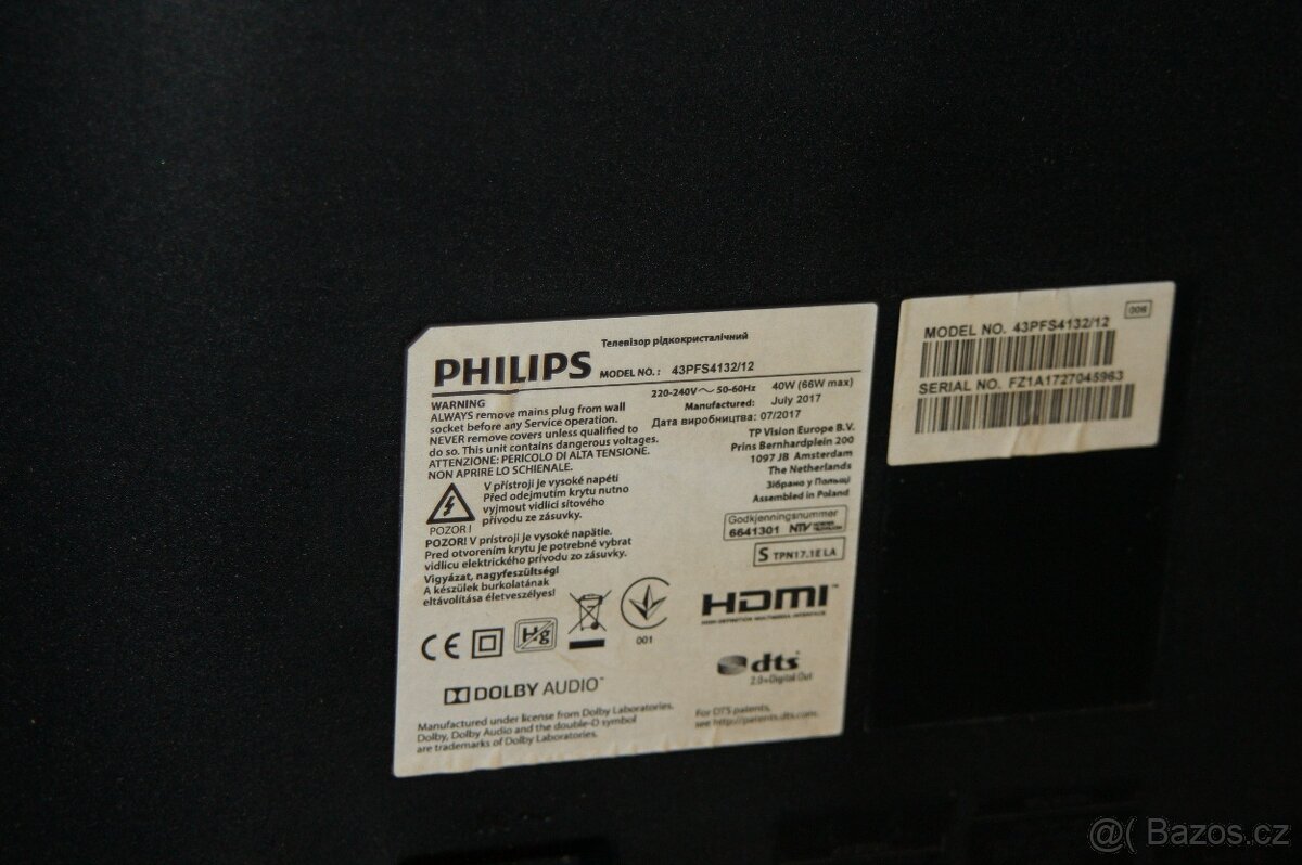 TV Philips 43" Full HD - 4