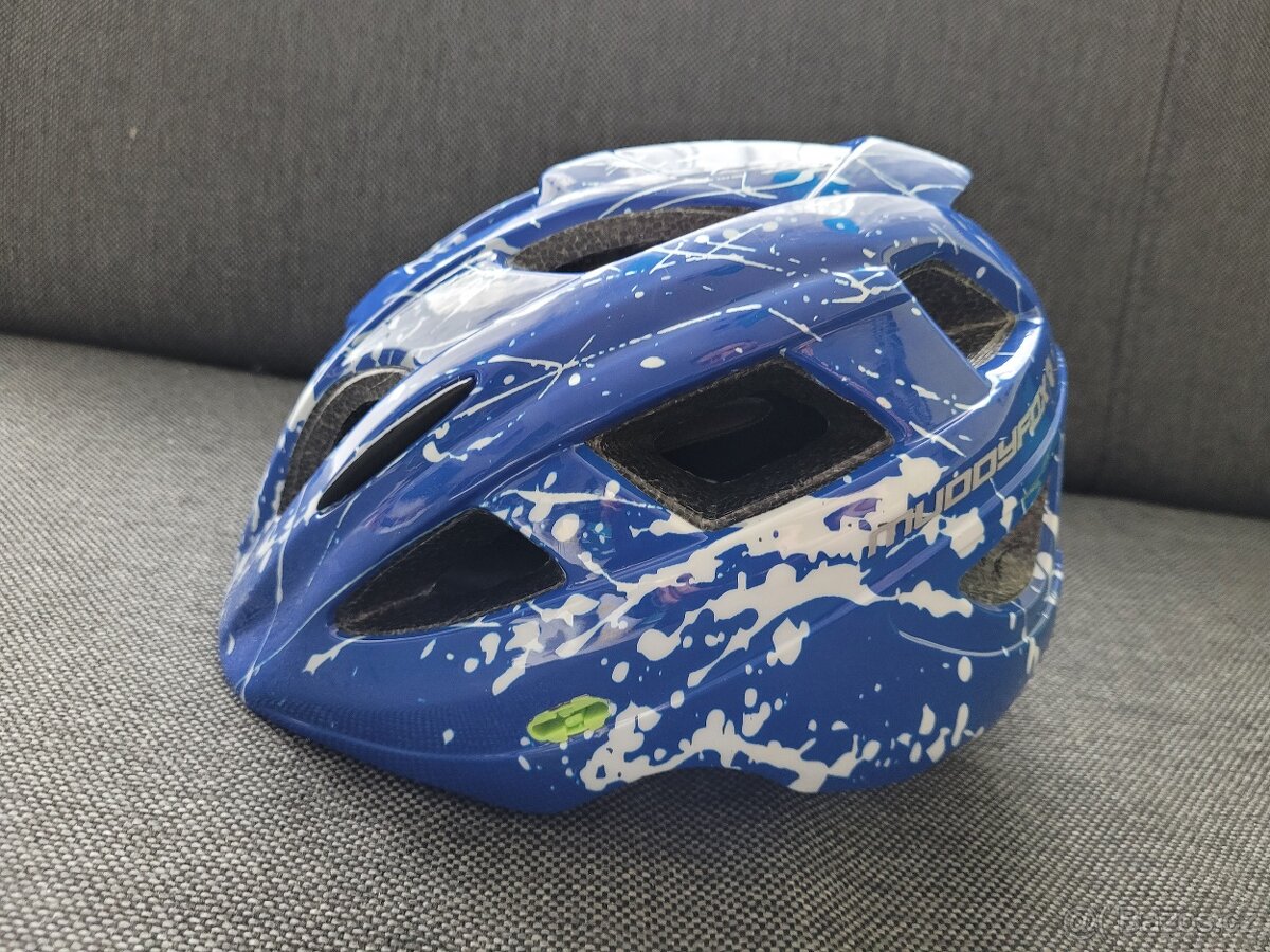 modrá cyklo helma S 48-53cm - 4