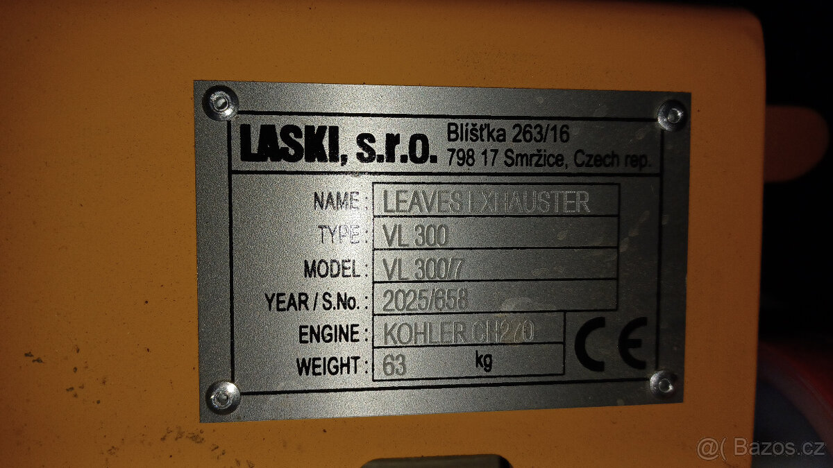 Vysavač listí Laski VL300 - 4