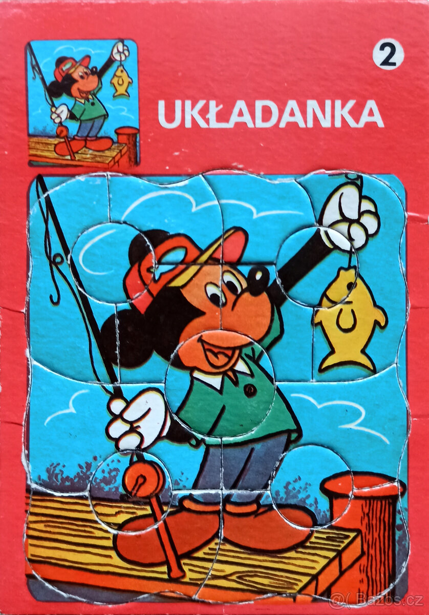 Puzzle "Kohout a slepice" a "Rybář" - 4