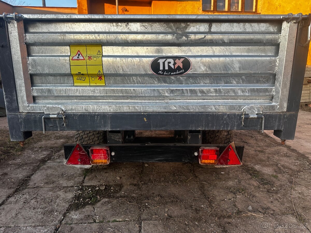 Hydraulicky sklopná vlečka, přívěs 1,5t - 4