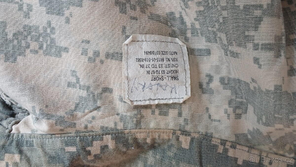 Maskáčová blůza ACU digital S - S - 4