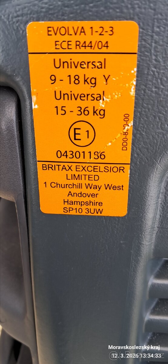 Autosedačka dětská Britax - 4
