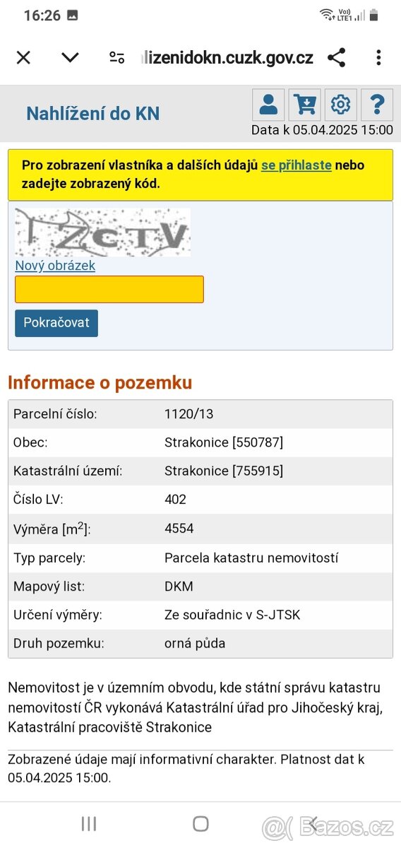 Pozemek-Strakonice - 4