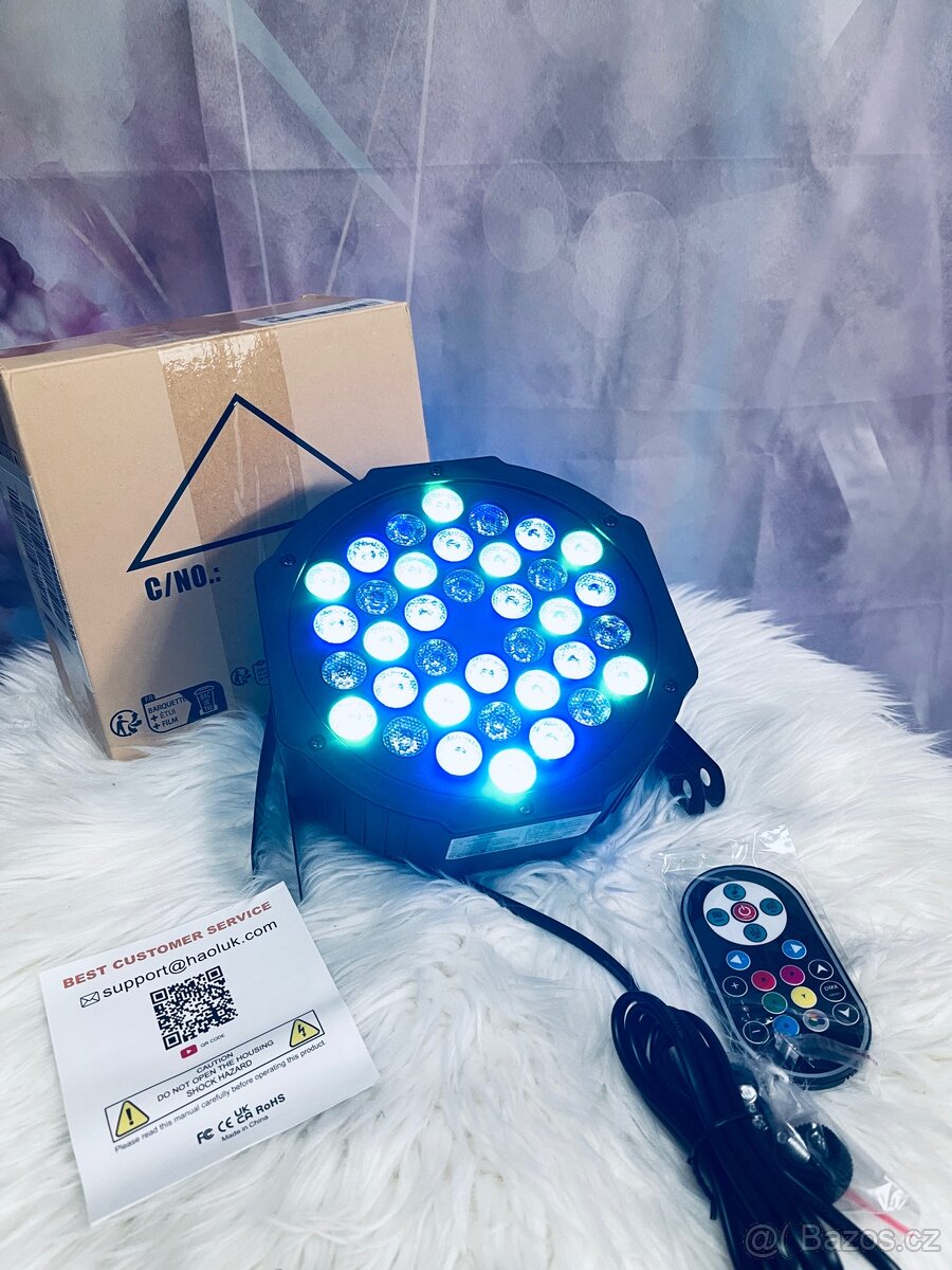 Jevištní reflektor LED světlo s dálkou - 4