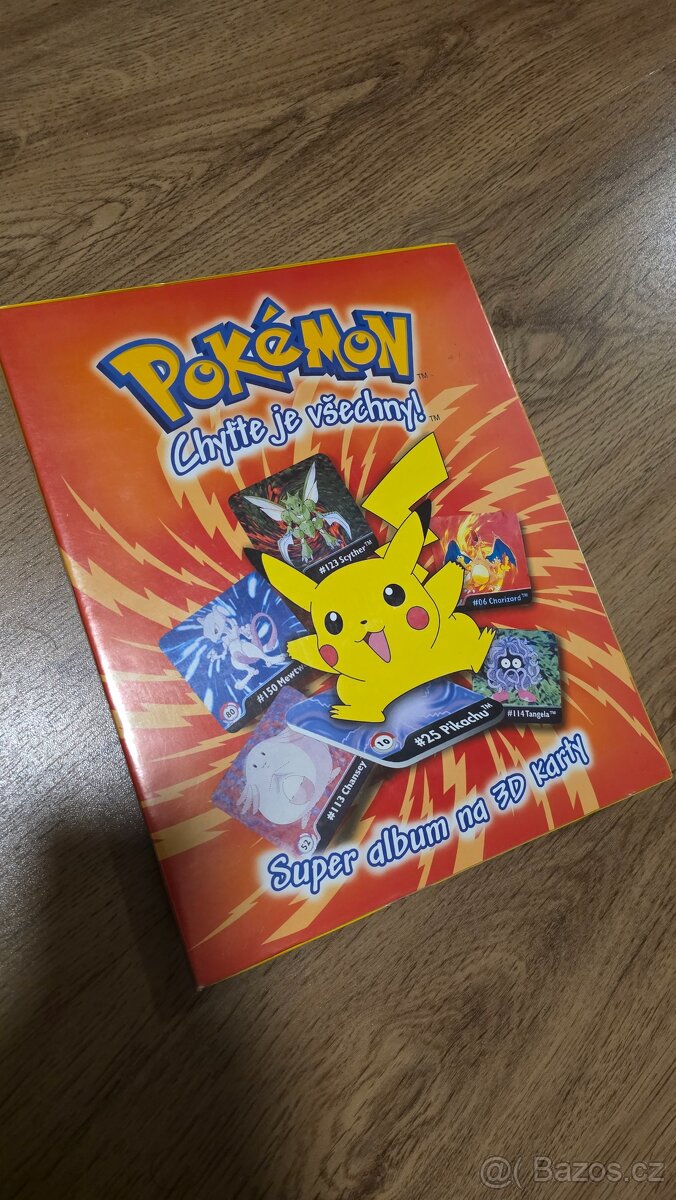 Pokémon 3D měničky 1999 s albem - 4
