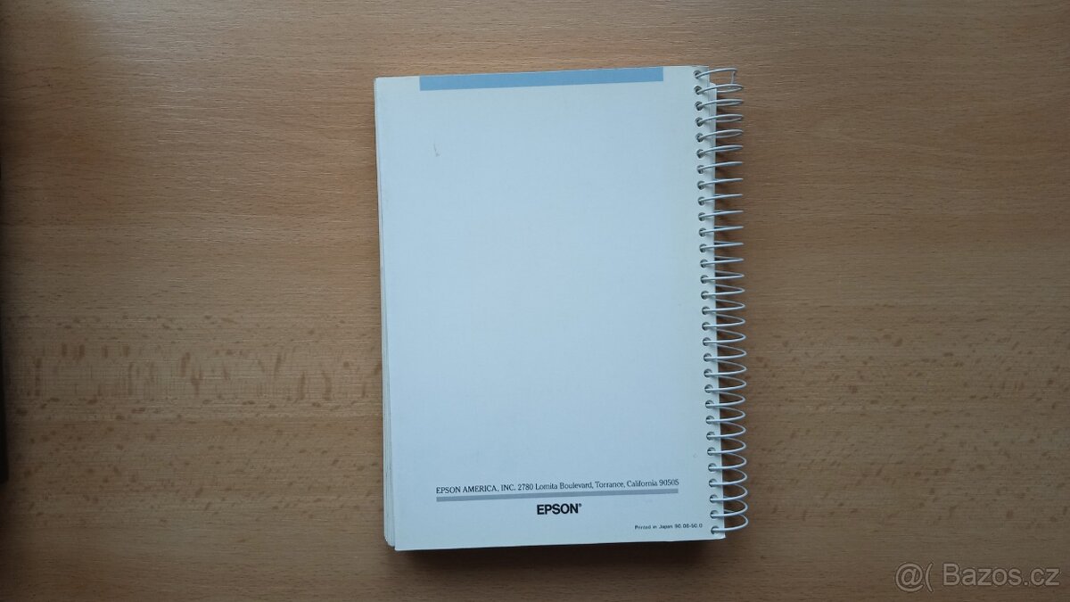 Originál Manuál Epson LQ-850/1050 - 4