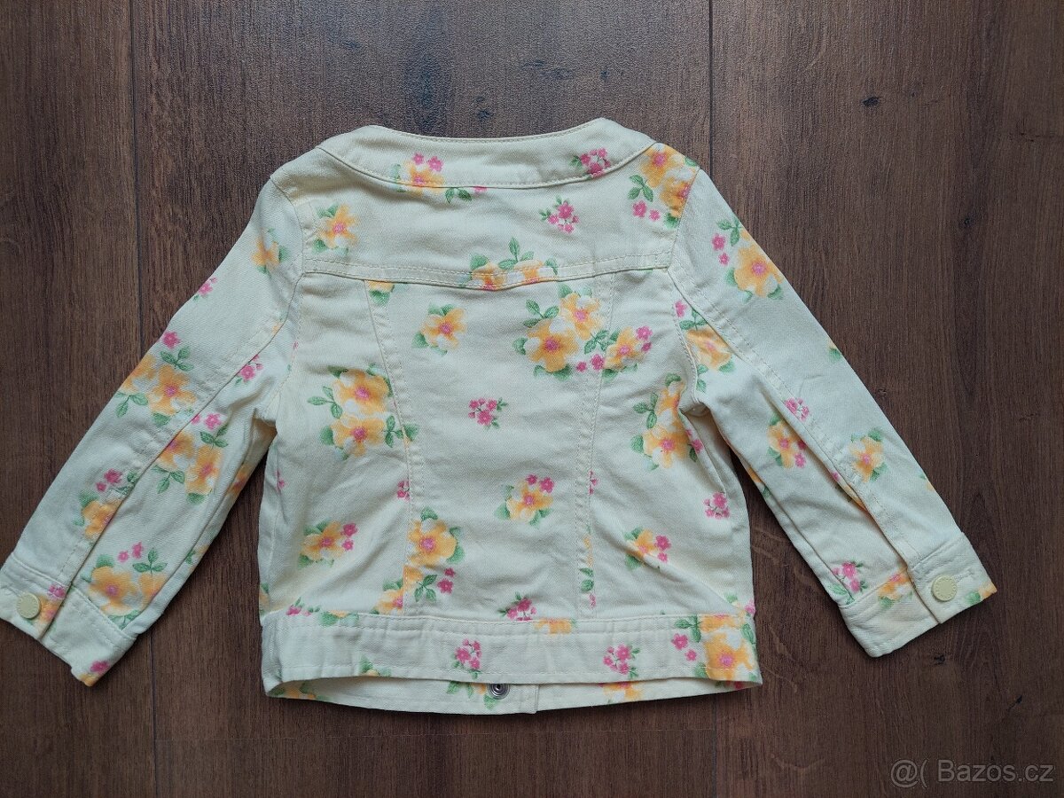 Benetton dívčí riflová bundička, vel. 82 - 4