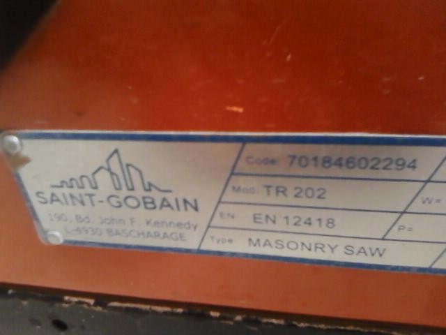 Norton Clipper TR 202 řezací stroj na dlaždice - 4