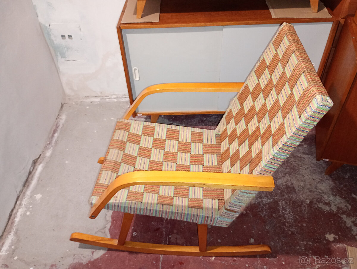 Houpací křeslo BRUSEL,popruhy - 4