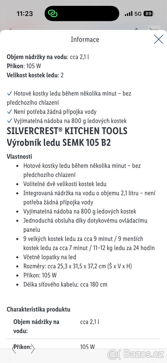 Výrobník ledu Silvercrest semk 105 B2 - 4