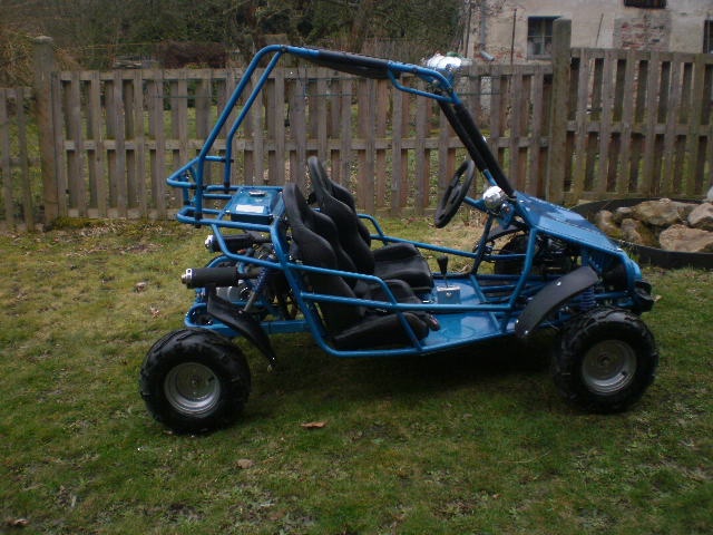 buggy 125 modrá - 4