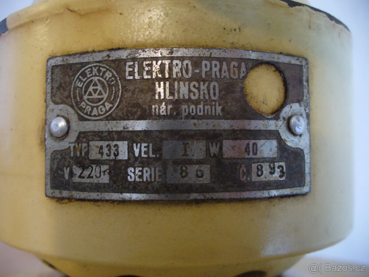 retro šlehač PRAGA Hlinsko typ 433 - 4