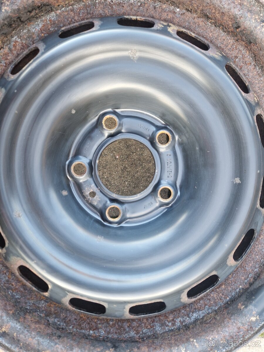 PEUGEOT,CITROEN-PLECHOVÉ DISKY 6,5JX15H2 ET42 SADA 4KUSY - 4
