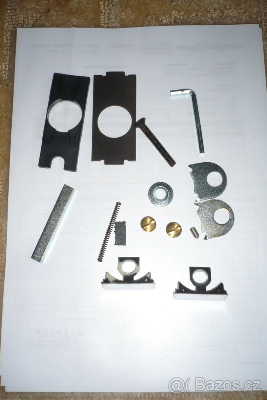 bezpečnostní štíty zámku dveří - mosaz - 4