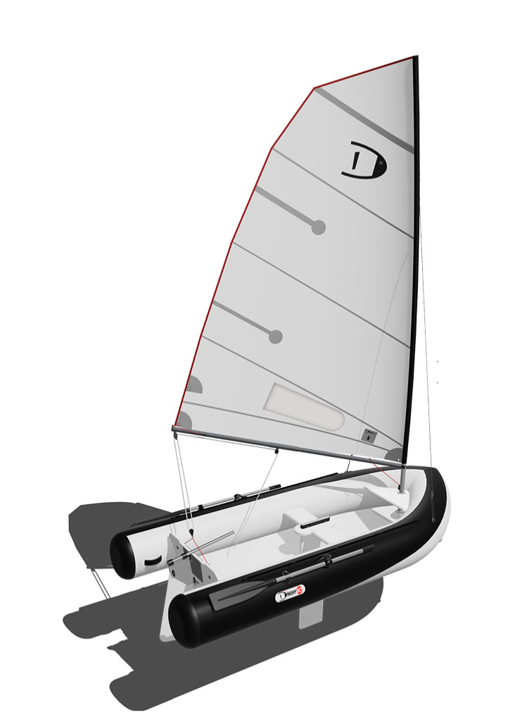 nafukovaci plachetnice DInghyGO 325, NOVÁ-záruka - 4