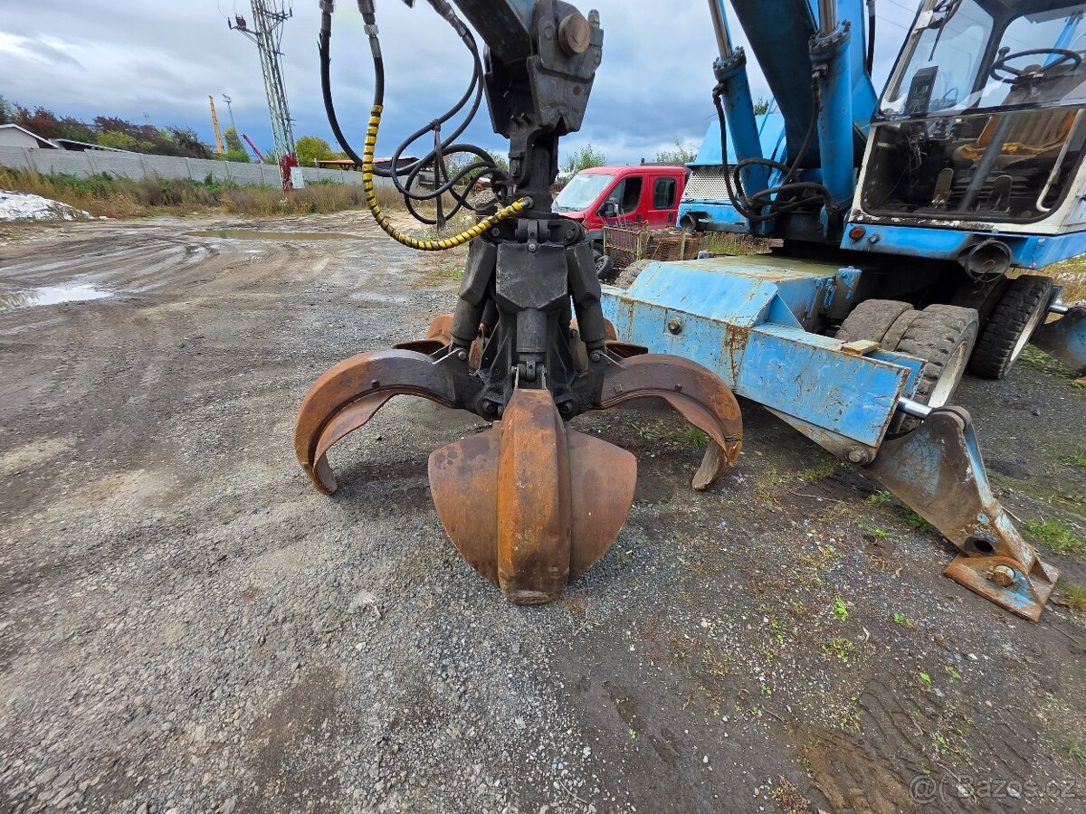 Kolový šrotácky bagr FUCHS 714 - pro kovošrot - 4