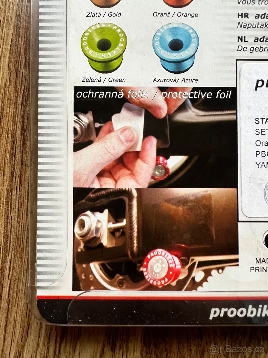 Padací protektory na motorku, adaptér na stojan - 4