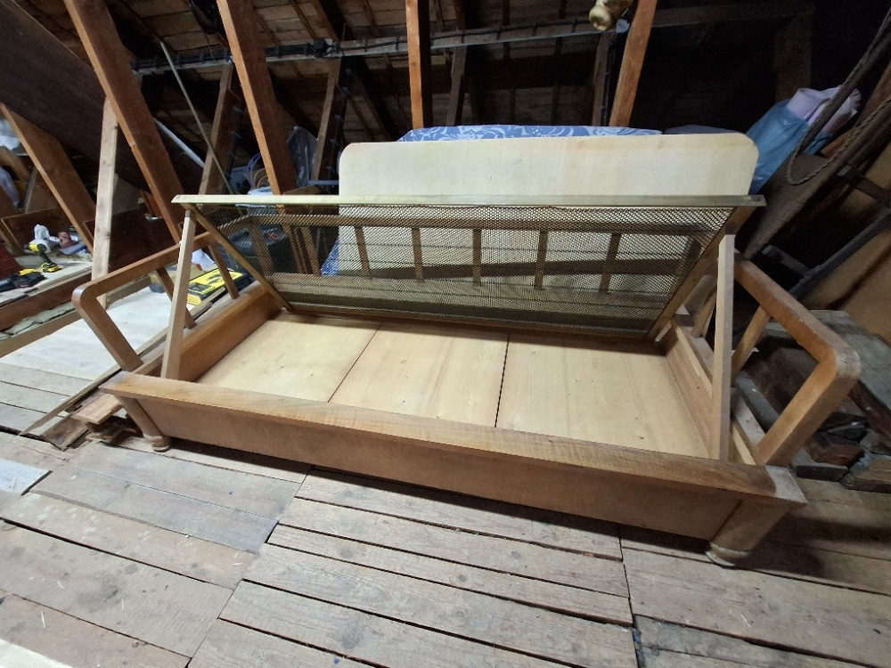 gauč/pohovka retro masiv dřevo - 4