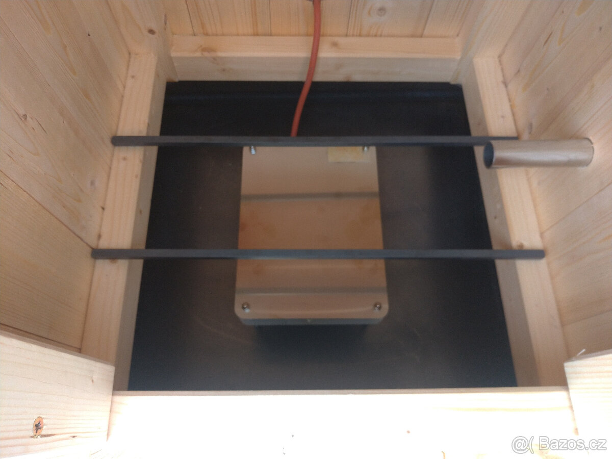 Elektrická dřevěná udírna s DYMBOXEM - RETRO - 4