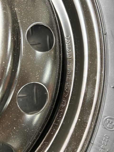 Dojezdové kolo Kia Hyundai 5x114,3x67,1 125/80R16 - 4