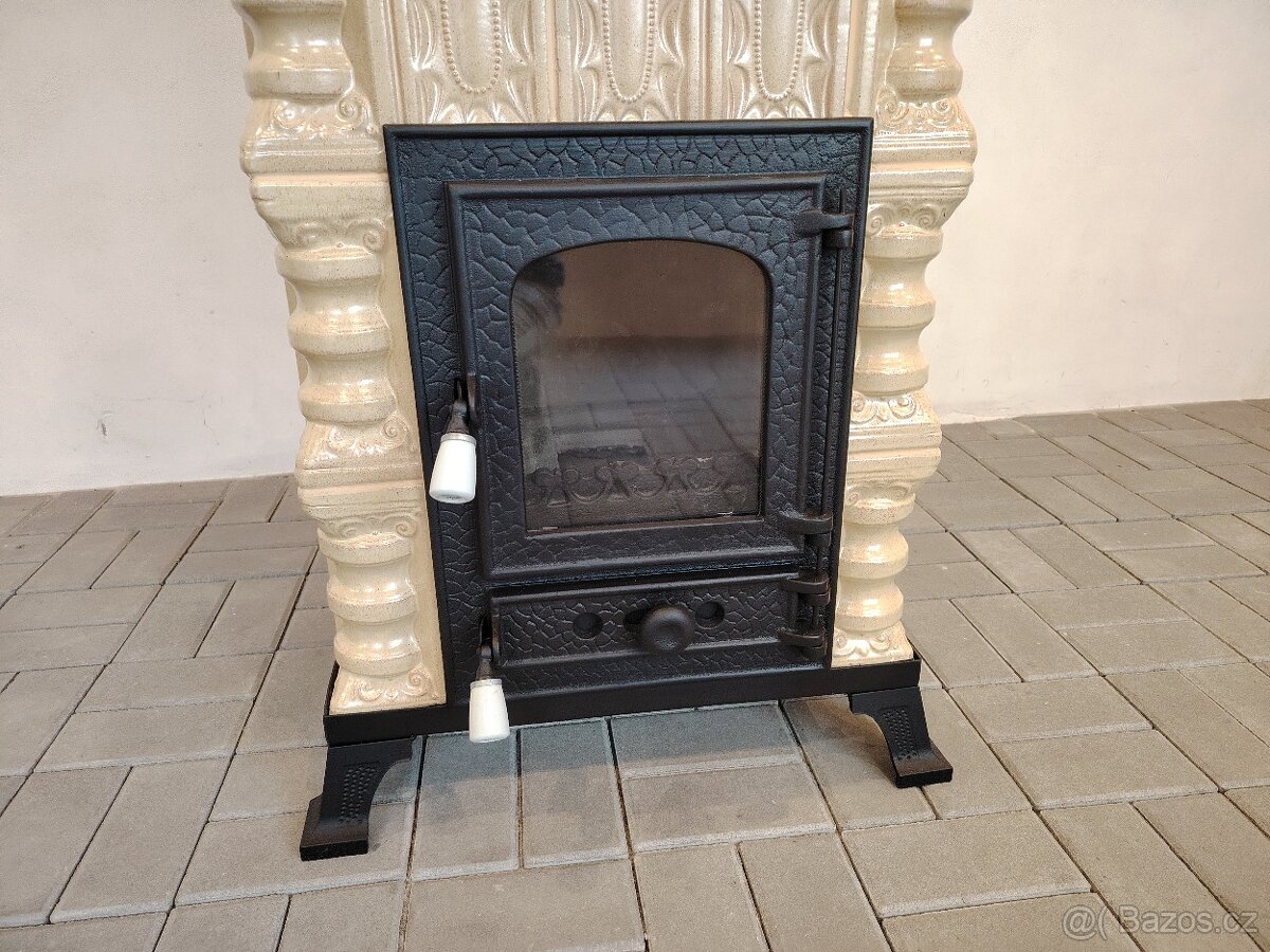 Kachlová kamna krbová Elena písková - 4