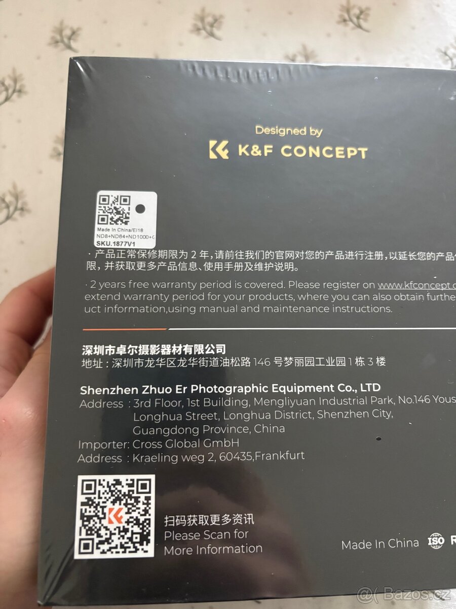 K&F Concept X PRO čtvercový filtr Holder System - 4