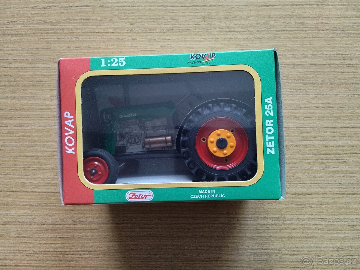 KOVAP Zetor 25A - Legendární plechový traktor - NOVÝ - 4