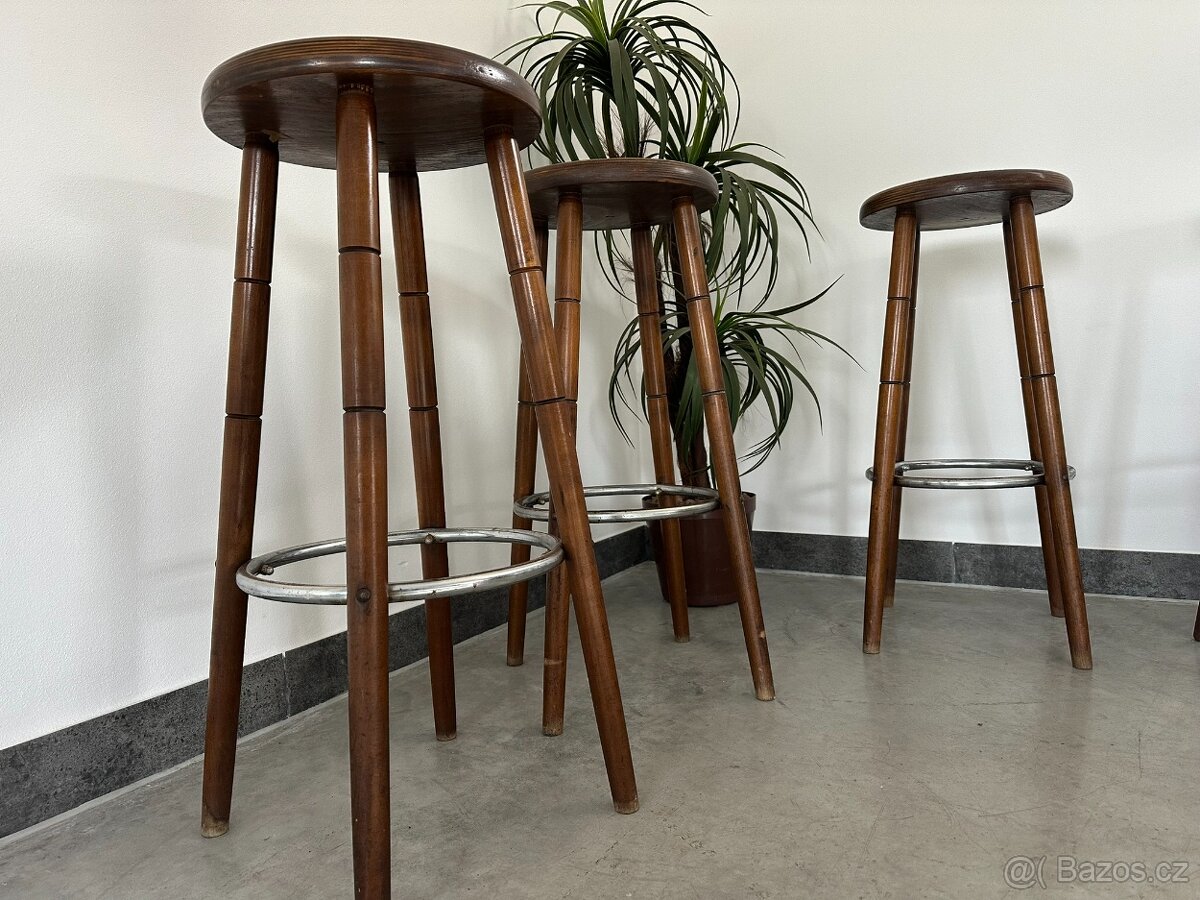 6ks Barová židle. Rustikální barovky - 4