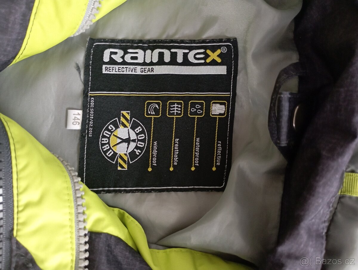 Chlapecká podzimní bunda, větrovka Raintex vel.140/146 - 4