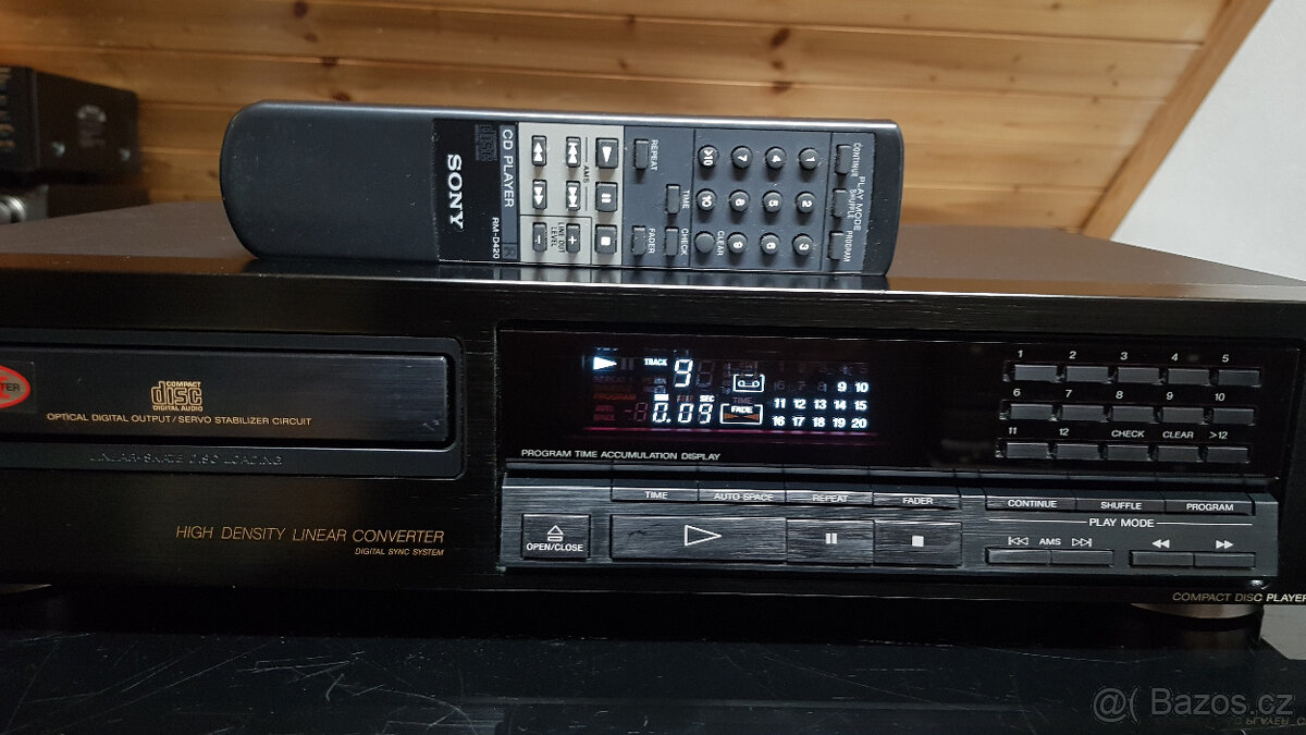 Sony CDP-690 Cd přehrávač +DO/optický výstup. - 4