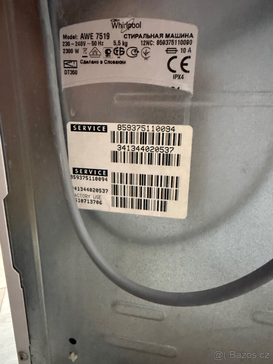 Pračka Whirlpool AWE 7519 - 4