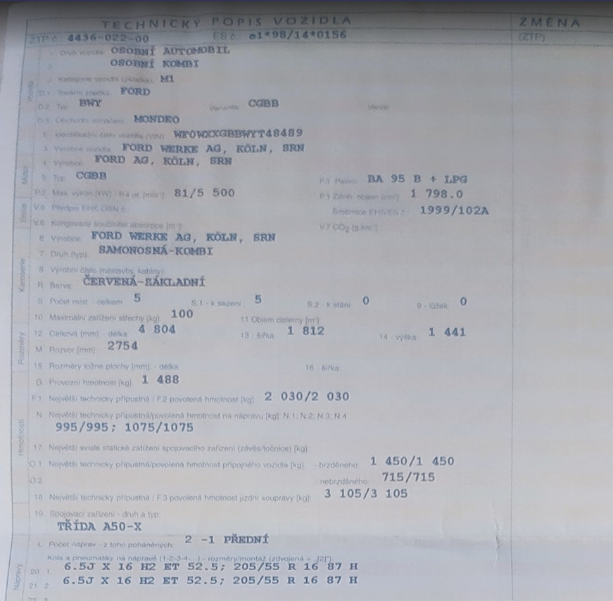 Mondeo MK3 1.8 LPG jakekoliv dily demontuji - 4