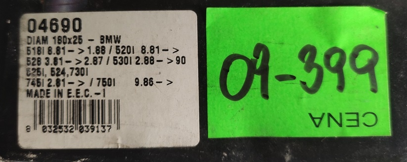 Brzdové čelisti LPR 04690-2 sady - 4