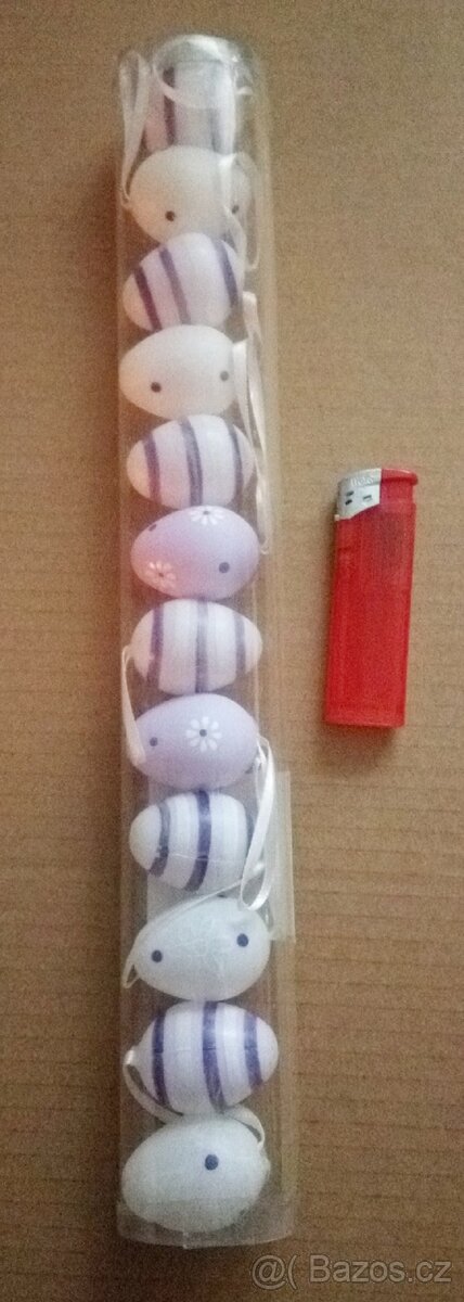 Velikonoční dekorace – umělá vajíčka 4 cm - 4