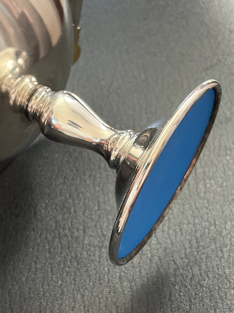 Kovový, alpakový retro nástolec V 12 cm - 4