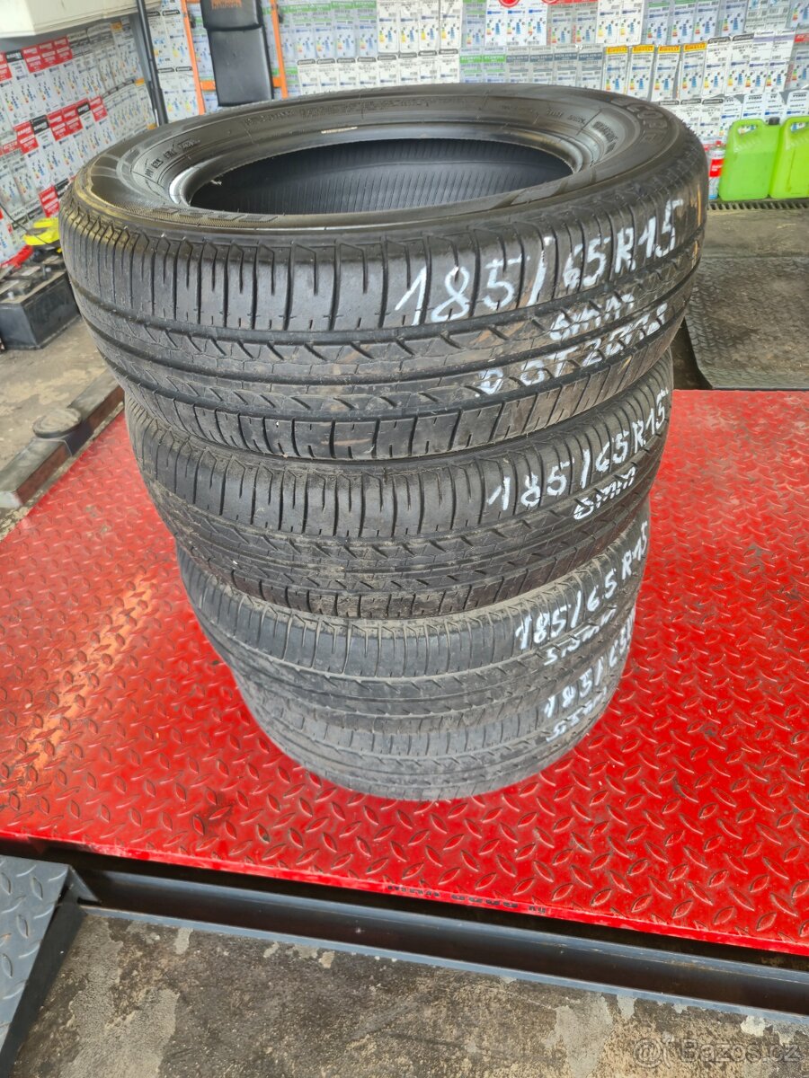 4ks 185/65 R15 Bridgestone ecopia EP 25,2x6mm,2x5mm DOT2018 - 4