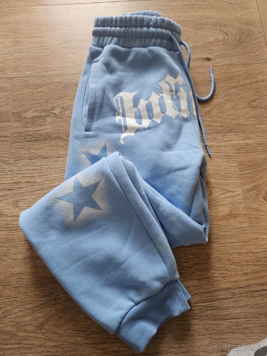 Modré tepláky vel S - 4