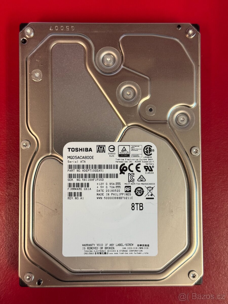 HDD Toshiba 8TB SATA3 128 MB Cache - 4