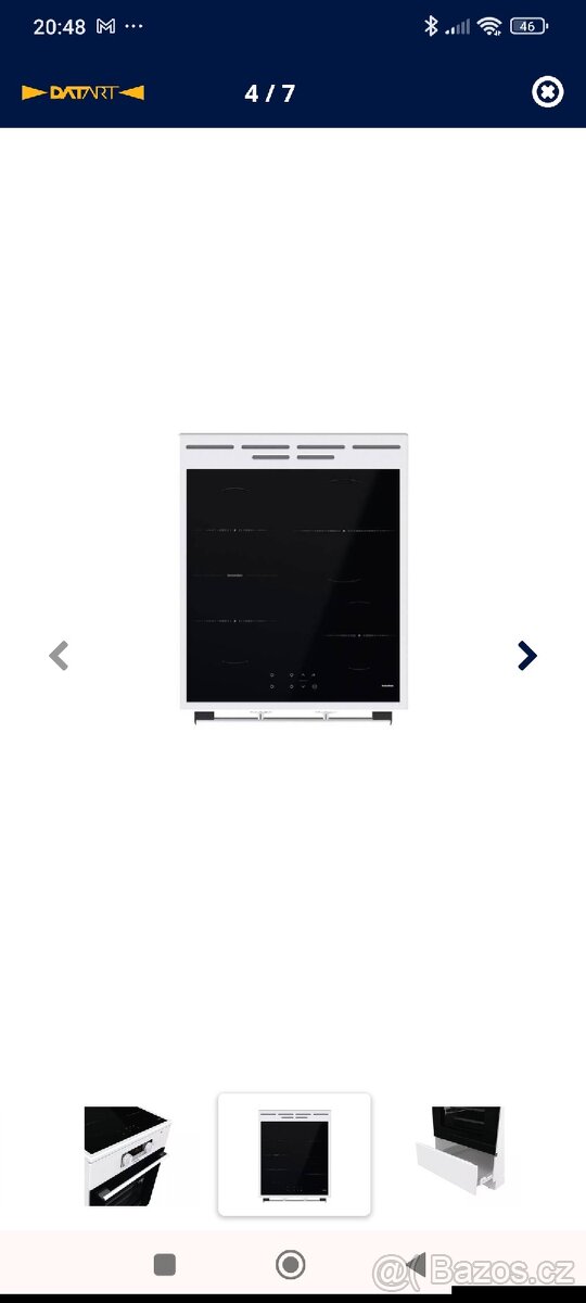 Indukční sporák Mora I 8688 BW bílý - 4