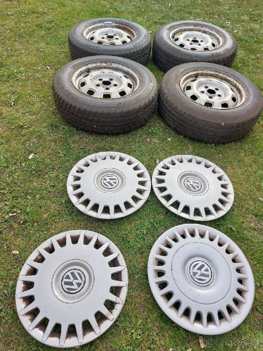 Zimní sada vw t4 s poklicema - 4