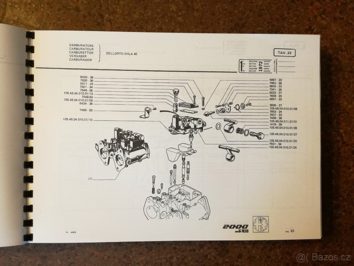 Katalog dílů Alfa Romeo 2000 Spider – GT Veloce - 4