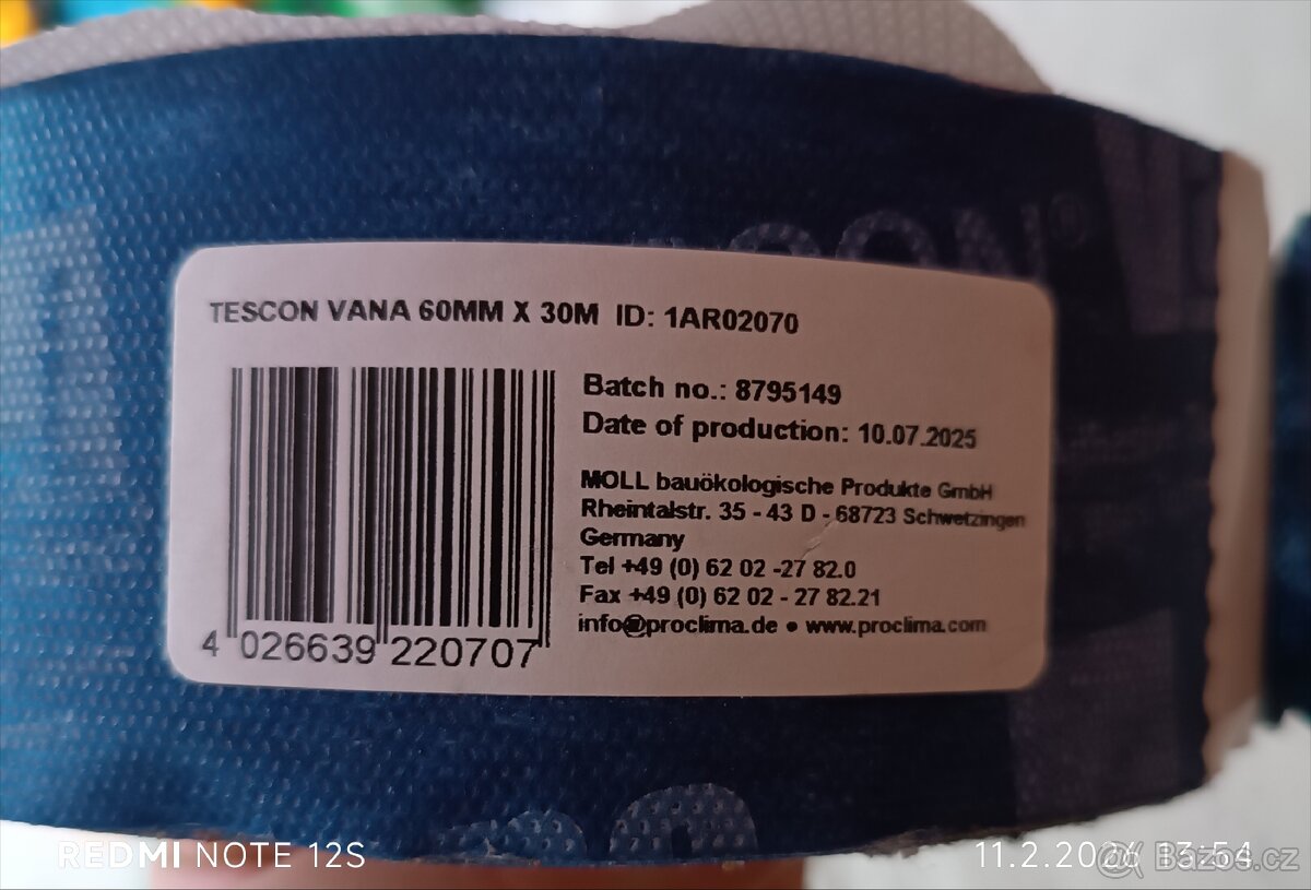 vzduchotěsná páska Pro Clima - TESCON VANA - 4