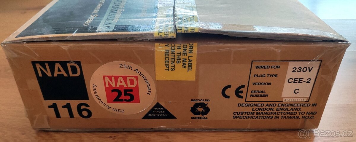 Prodám předzesilovač NAD116 - 4
